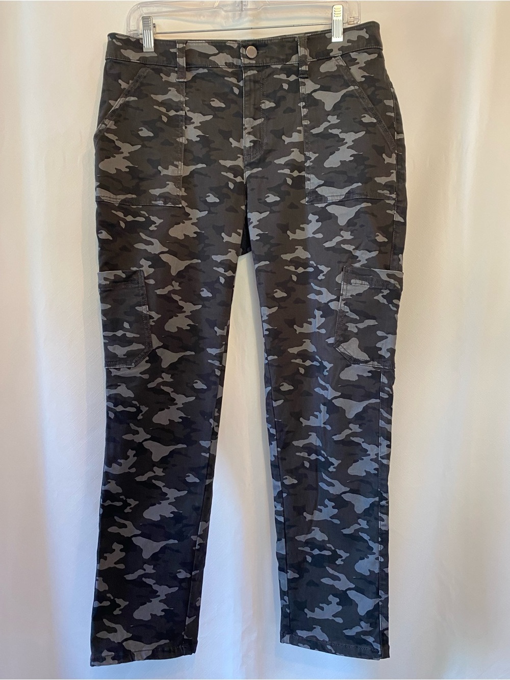 Banana Republic Women's Sloan Utility Camo Cargo Pant 10 Military Streetwear